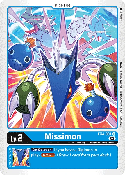 Digimon Card Game Sammelkarte EX4-001 Missimon