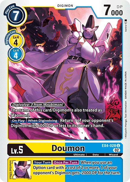 Digimon Card Game Sammelkarte EX4-028 Doumon