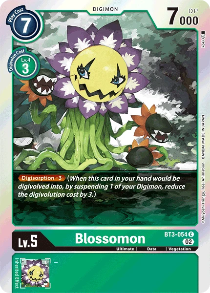 Digimon Card Game Sammelkarte BT3-054 Blossomon alternatives Artwork 2