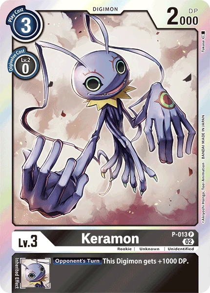 Digimon Card Game Sammelkarte P-013 Keramon alternatives Artwork 2