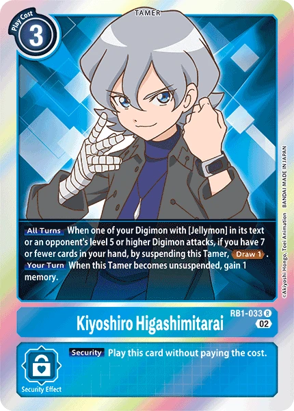 Digimon Card Game Sammelkarte RB1-033 Kiyoshiro Higashimitarai