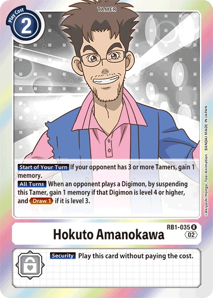 Digimon Card Game Sammelkarte RB1-035 Hokuto Amanokawa