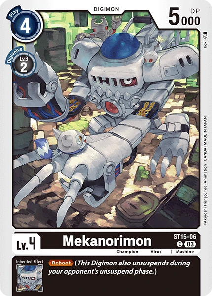 Digimon Card Game Sammelkarte ST15-06 Mekanorimon