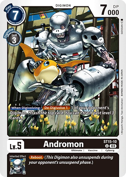 Digimon Card Game Sammelkarte ST15-10 Andromon