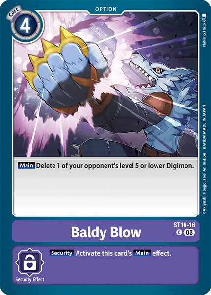 Digimon Card Game Sammelkarte ST16-16 Baldy Blow
