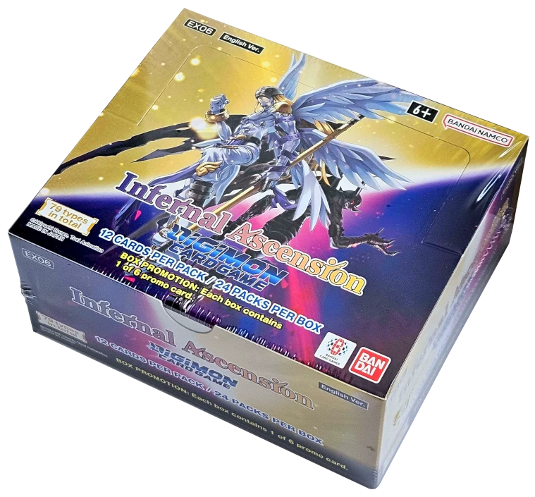 EX-6 Infernal Ascension Digimon Card Game Booster Display