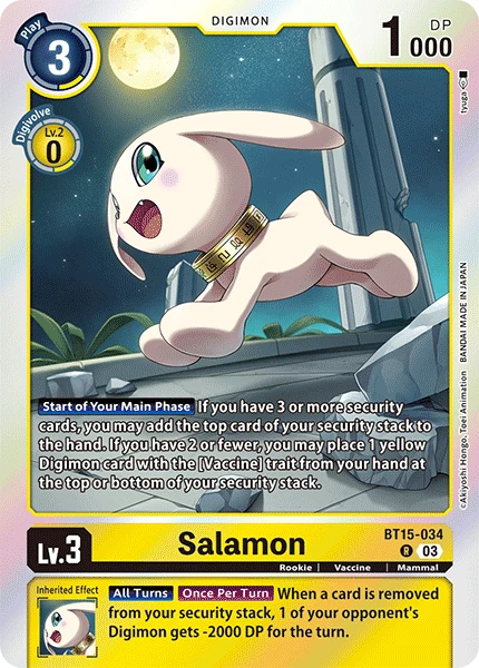 Digimon Card Game Sammelkarte BT15-034 Salamon