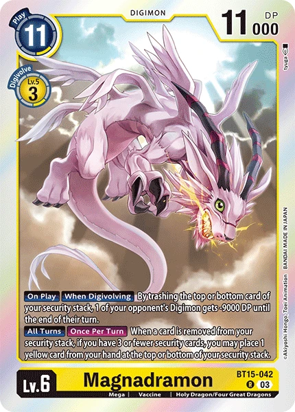Digimon Card Game Sammelkarte BT15-042 Magnadramon