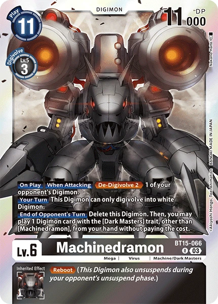 Digimon Card Game Sammelkarte BT15-066 Machinedramon