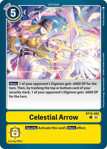 Digimon Card Game Sammelkarte BT15-093 Celestial Arrow