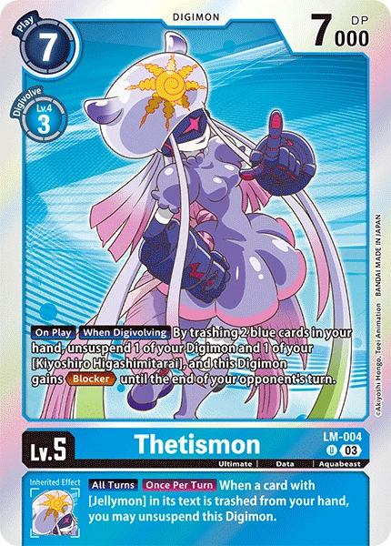Digimon Card Game Sammelkarte LM-004 Thetismon