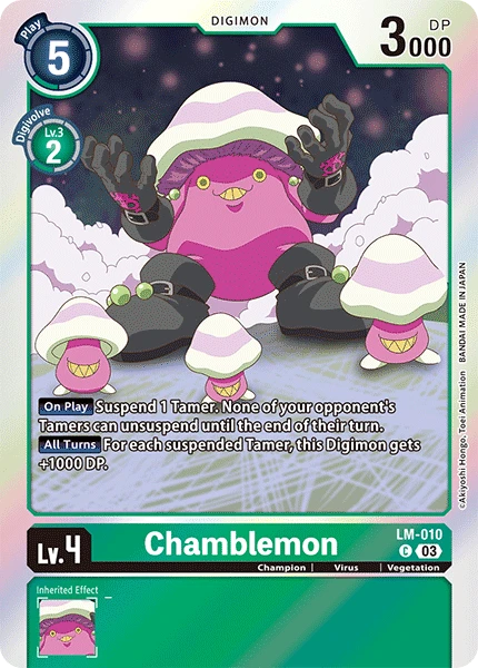 Digimon Card Game Sammelkarte LM-010 Chamblemon