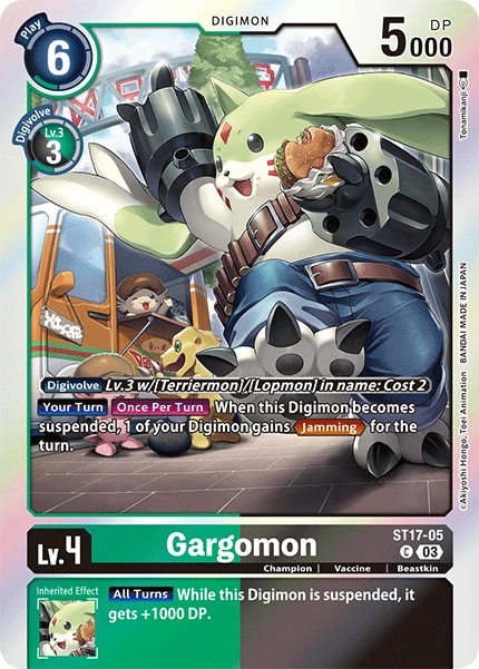 Digimon Card Game Sammelkarte ST17-05 Gargomon