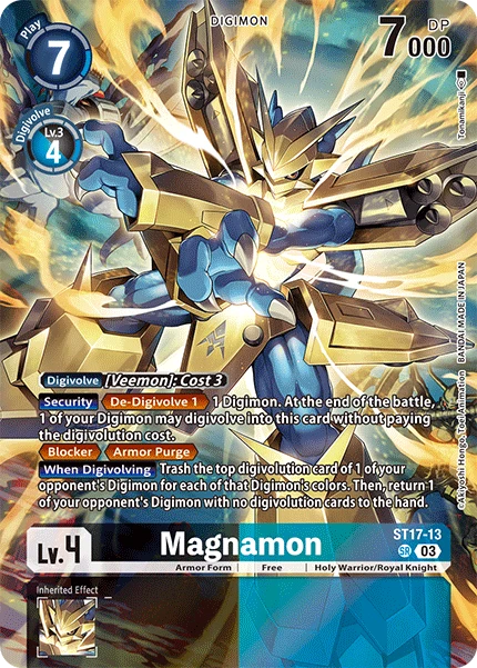 Digimon Card Game Sammelkarte ST17-13 Magnamon