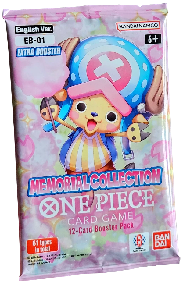 One Piece CCG Memorial Collection EB-01 Booster Box – Japanese Extra Booster (Factory Sealed, US Seller)