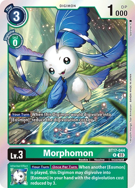 Digimon Card Game Sammelkarte BT17-044 Morphomon