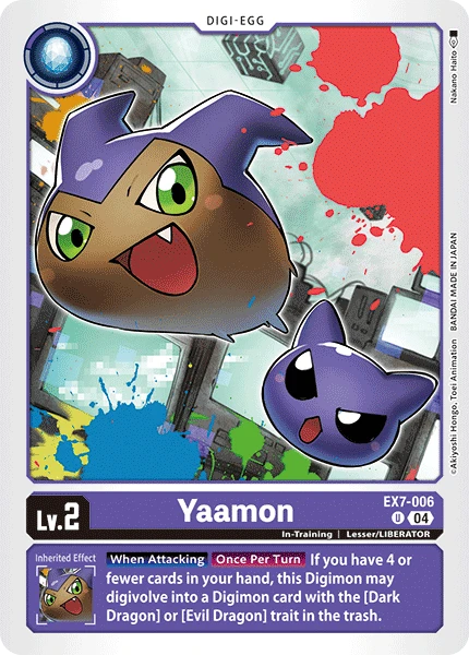 Digimon Card Game Sammelkarte EX7-006 Yaamon