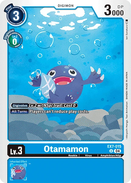 Digimon Card Game Sammelkarte EX7-015 Otamamon