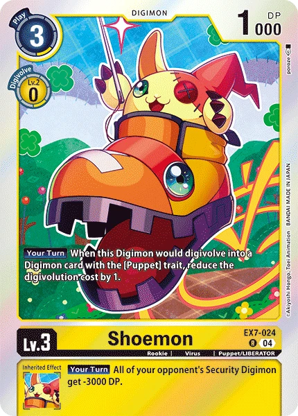 Digimon Card Game Sammelkarte EX7-024 Shoemon