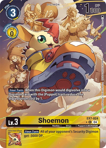 Digimon Card Game Sammelkarte EX7-024 Shoemon alternatives Artwork 1