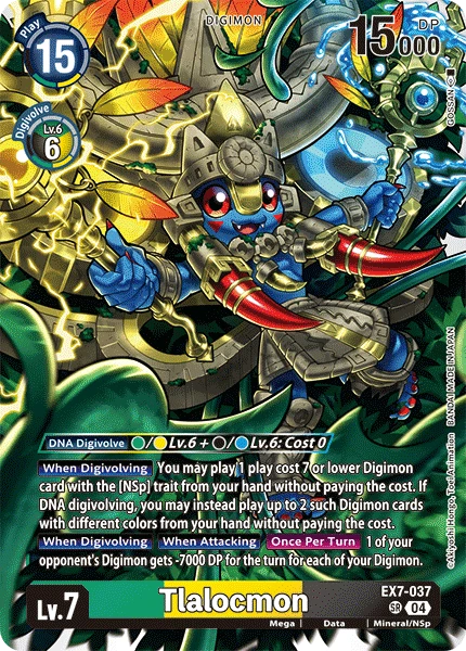 Digimon Card Game Sammelkarte EX7-037 Tlalocmon