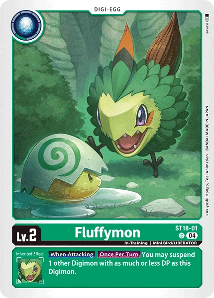 Digimon Card Game Sammelkarte ST18-01 Fluffymon