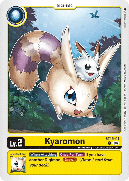 Digimon Card Game Sammelkarte ST19-01 Kyaromon