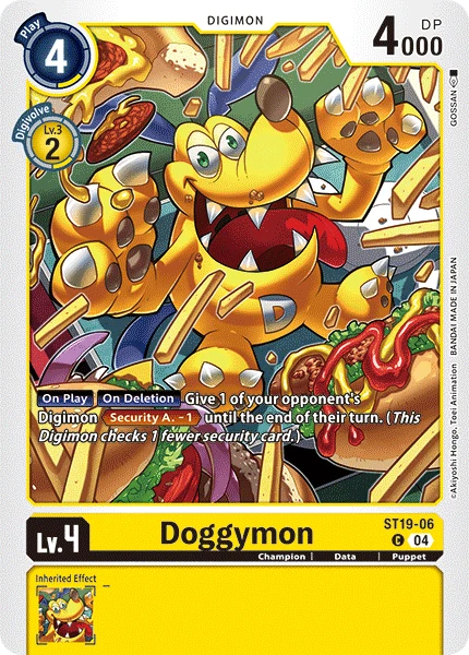 Digimon Card Game Sammelkarte ST19-06 Doggymon