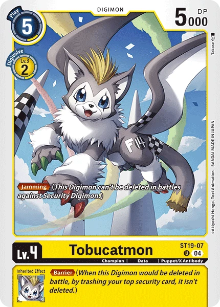 Digimon Card Game Sammelkarte ST19-07 Tobucatmon