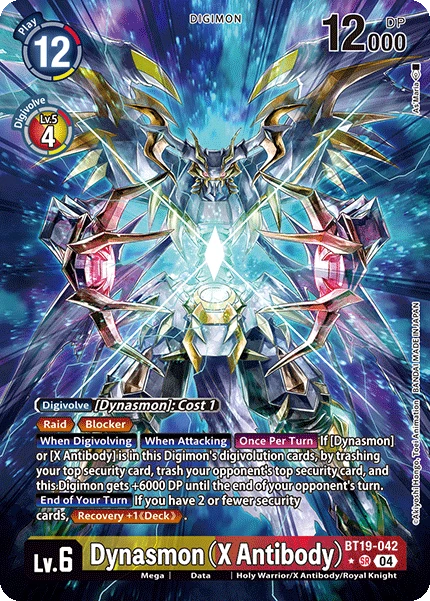 Digimon Card Game Sammelkarte BT19-042 Dynasmon (X Antibody) alternatives Artwork 1