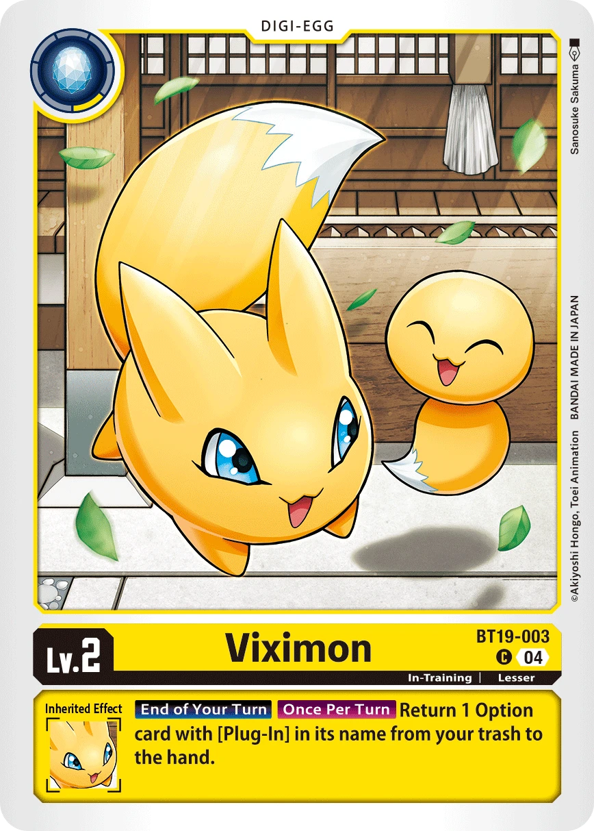 Digimon Card Game Sammelkarte BT19-003 Viximon