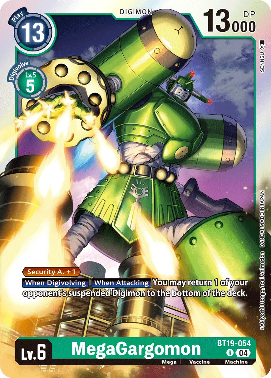 Digimon Card Game Sammelkarte BT19-054 MegaGargomon