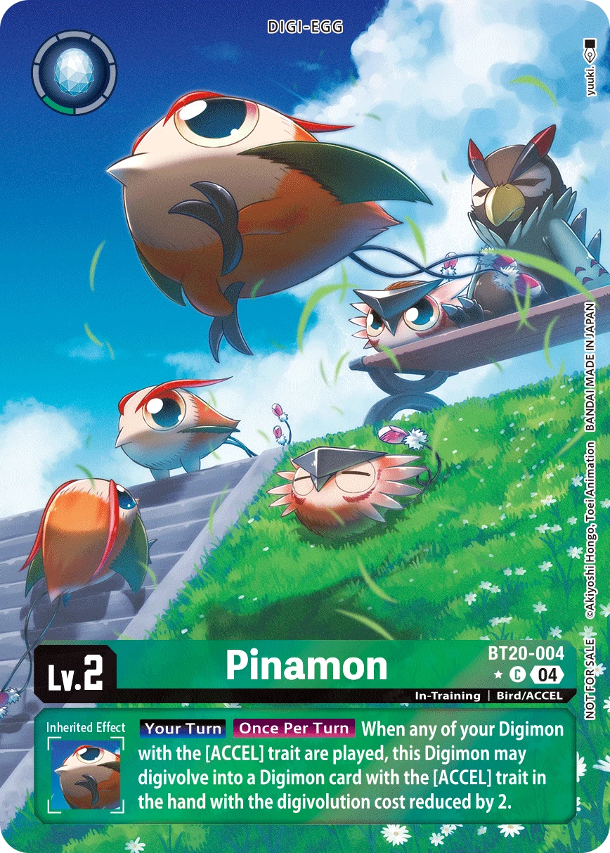 Digimon Card Game Sammelkarte BT20-004 Pinamon alternatives Artwork 1