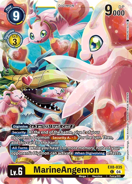 Digimon Card Game Sammelkarte EX8-035 MarineAngemon