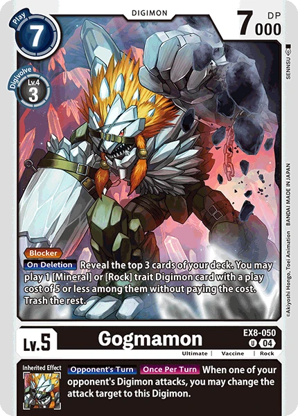 Digimon Card Game Sammelkarte EX8-050 Gogmamon