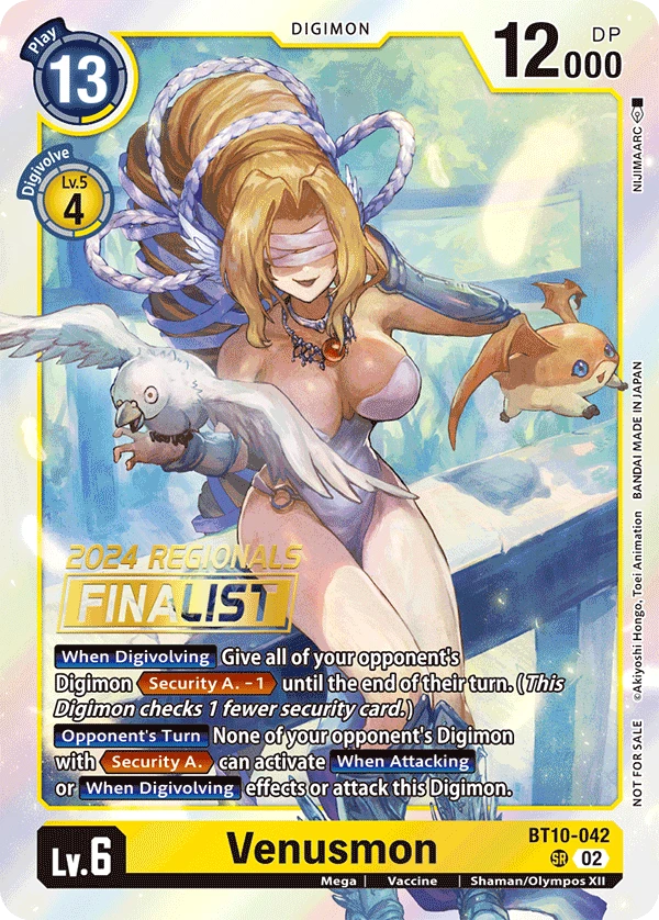 Digimon Card Game Sammelkarte BT10-042 Venusmon alternatives Artwork 3
