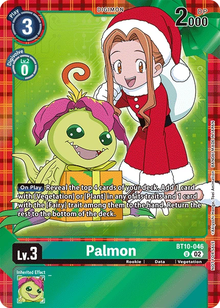 Digimon Card Game Sammelkarte BT10-046 Palmon alternatives Artwork 2