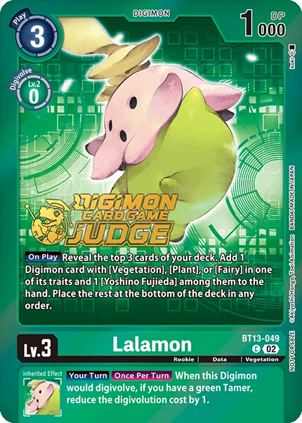 Digimon Card Game Sammelkarte BT13-049 Lalamon alternatives Artwork 2