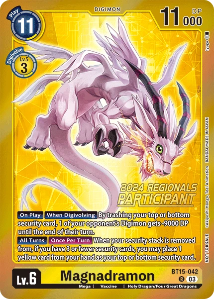 Digimon Card Game Sammelkarte BT15-042 Magnadramon alternatives Artwork 1