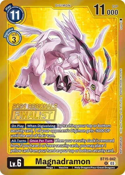 Digimon Card Game Sammelkarte BT15-042 Magnadramon alternatives Artwork 5