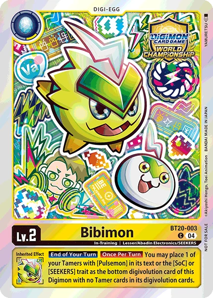 Digimon Card Game Sammelkarte BT20-003 Bibimon alternatives Artwork 2