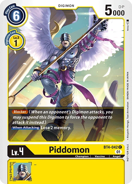 Digimon Card Game Sammelkarte BT4-042 Piddomon alternatives Artwork 2