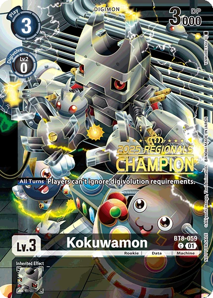 Digimon Card Game Sammelkarte BT8-059 Kokuwamon alternatives Artwork 1