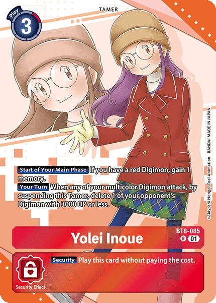 Digimon Card Game Sammelkarte BT8-085 Yolei Inoue alternatives Artwork 3