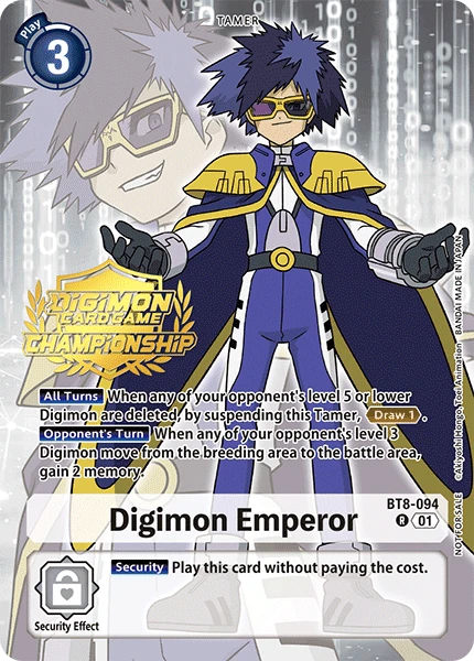 Digimon Card Game Sammelkarte BT8-094 Digimon Emperor alternatives Artwork 2