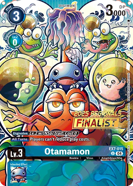 Digimon Card Game Sammelkarte EX7-015 Otamamon alternatives Artwork 3