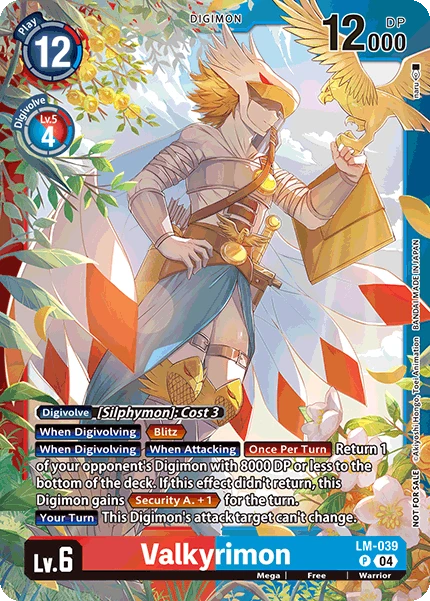Digimon Card Game Sammelkarte LM-039 Valkyrimon