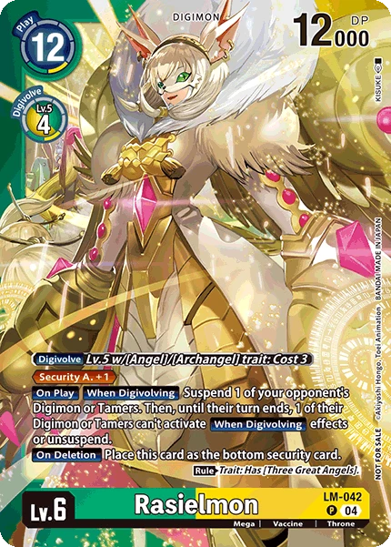 Digimon Card Game Sammelkarte LM-042 Rasielmon