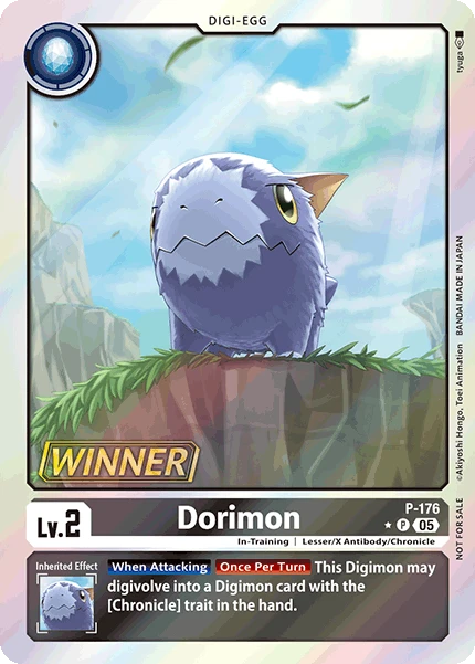 Digimon Card Game Sammelkarte P-176 Dorimon alternatives Artwork 1