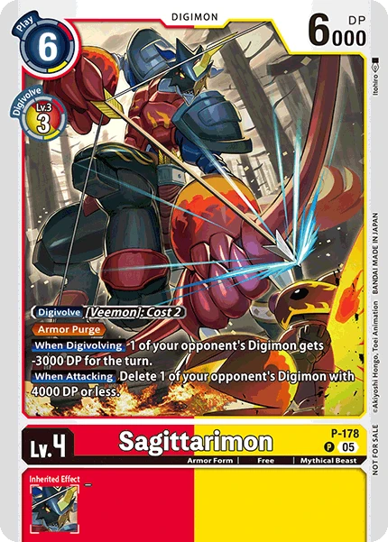 Digimon Card Game Sammelkarte P-178 Sagittarimon